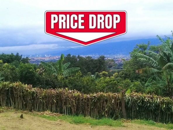 Santa Barbara de Heredia View Lot surrounded by large trees